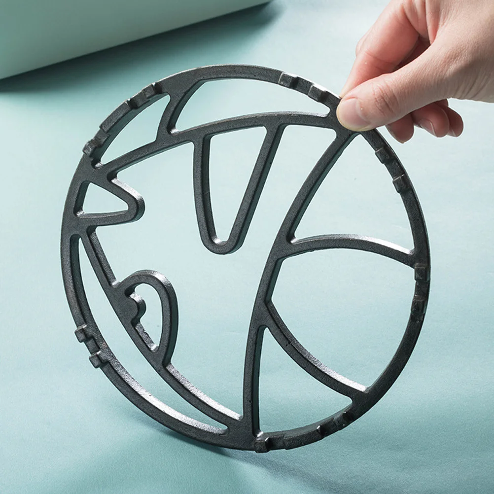 

Reliable Cast Iron Wok Stand for Gas Stove Multi Functional Kitchen Wok Rack Non Slip Design Perfect Housewarming Gift Long Term