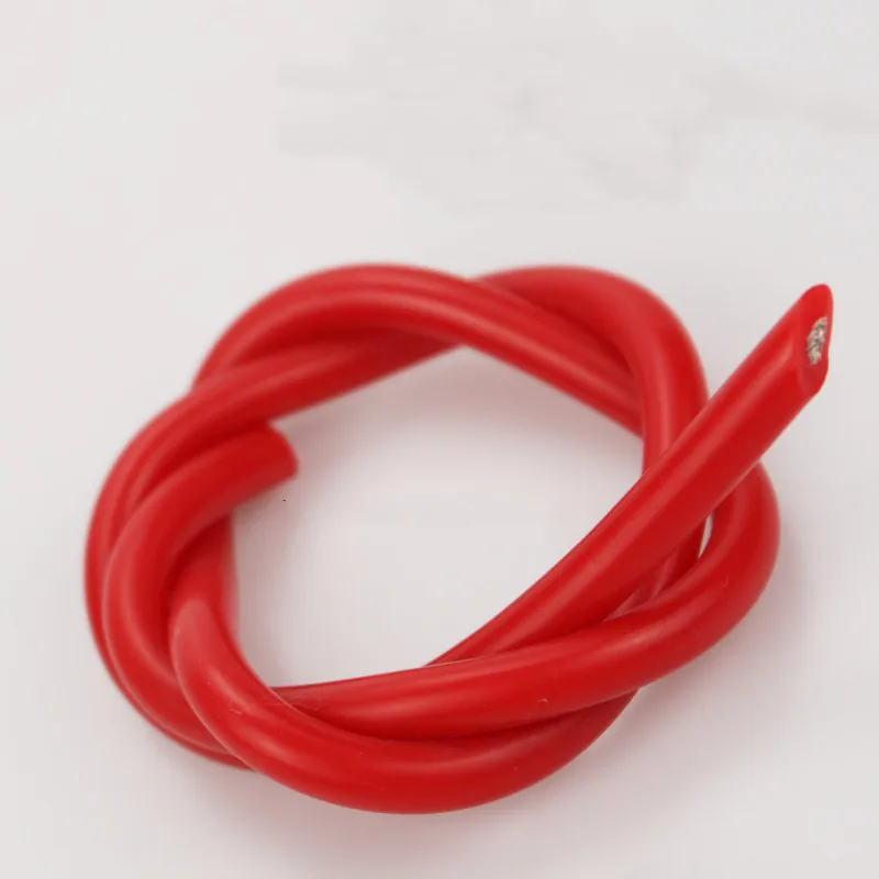 عالية الجهد سلك 5 10 15 20 25 30 40KV اضافية لينة سيليكون سيارة الإشعال سلك المعلبة النحاس الأساسية 20 18 17 15 13 9AWG موتور الرصاص