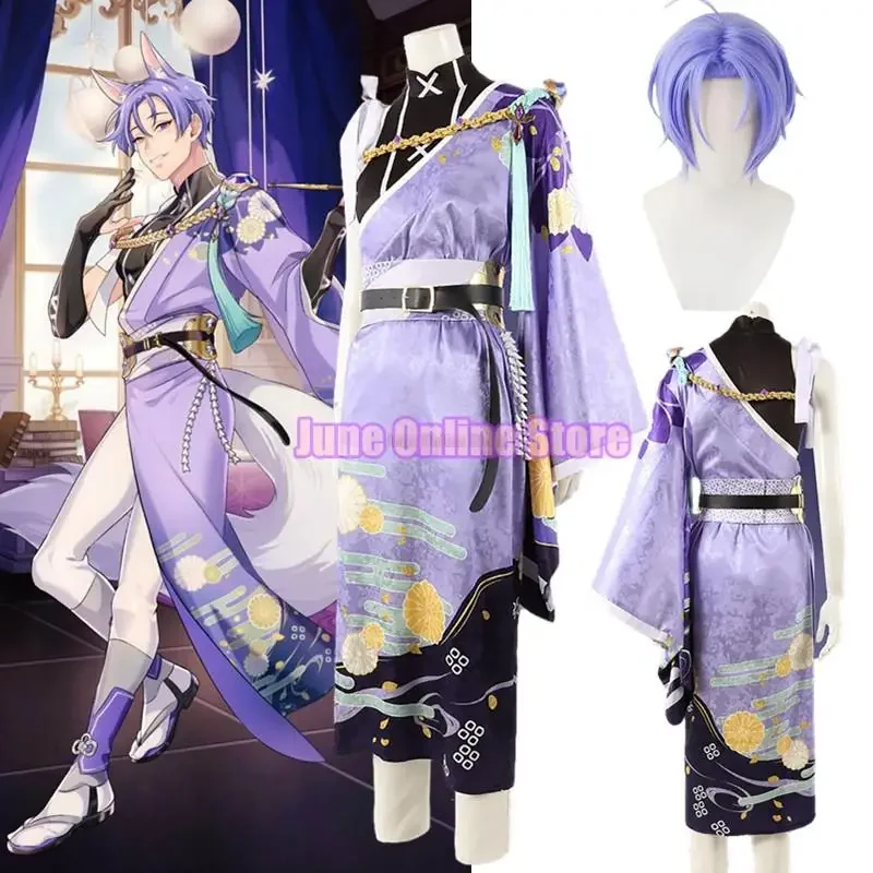 Game anime nu: Carnival cosplay Kuya outfit men women outerwear pants socks suit set customizable Halloween party costume