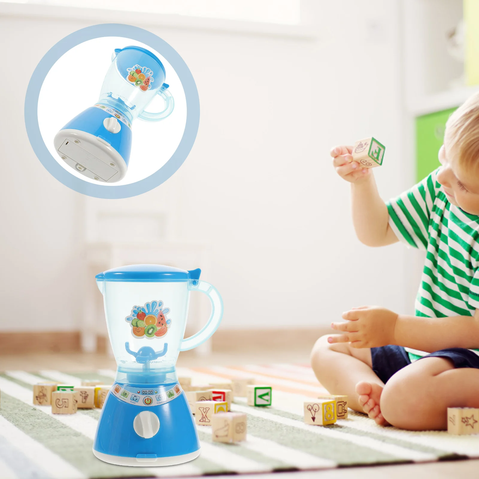 

1Pcs Mini High Speed Blender Simulation Kids Play House Appliance Creative Educational Fun Children Birthday Gift Choice