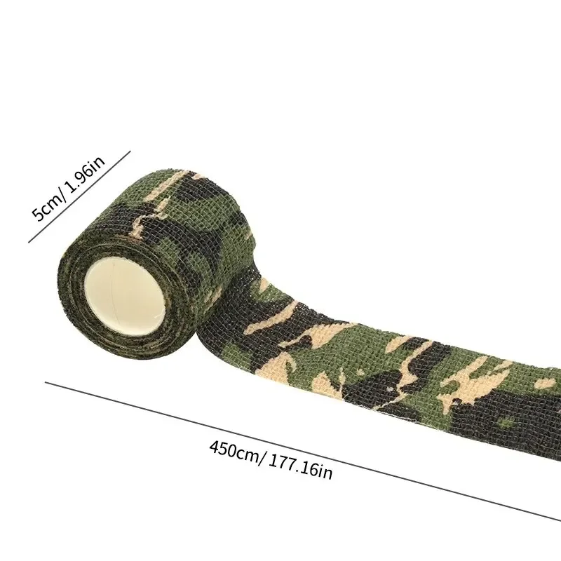 Telescopic Non-woven Fabric Outdoor Camouflage Tape Hunting Camouflage Tape Finger Protection High Elastic Movement