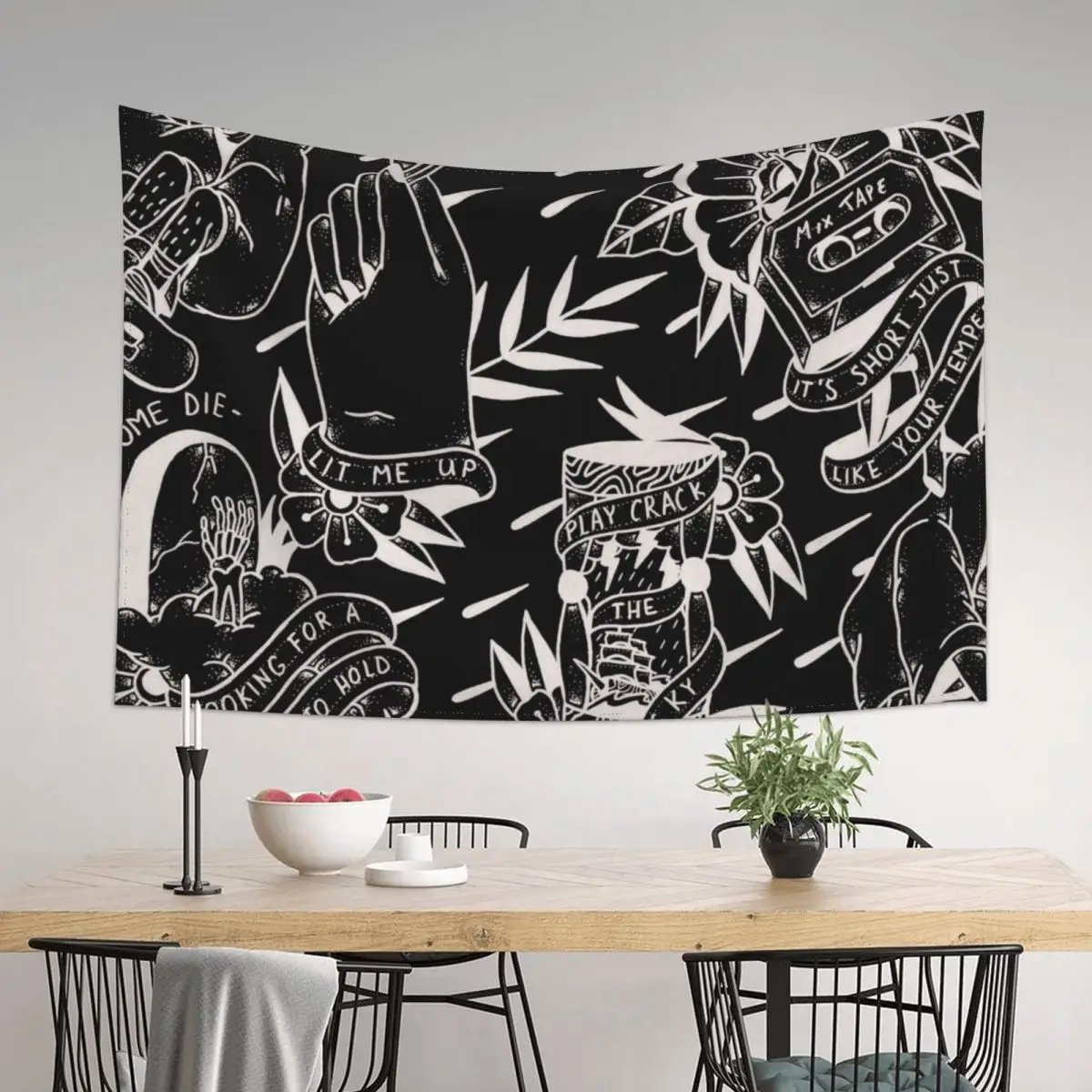 

Brand new flash Tapestry Wallpaper Cute Room Decor Japanese Room Decor Bed Room Decoration Tapestry
