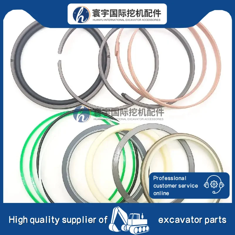 

1 pcs ZX200-3 ARM SEAL KIT Boom Arm Cylinder Bucket Seal Compatible with Hitachi Zx200-3G Zx200-5g Excavator Part