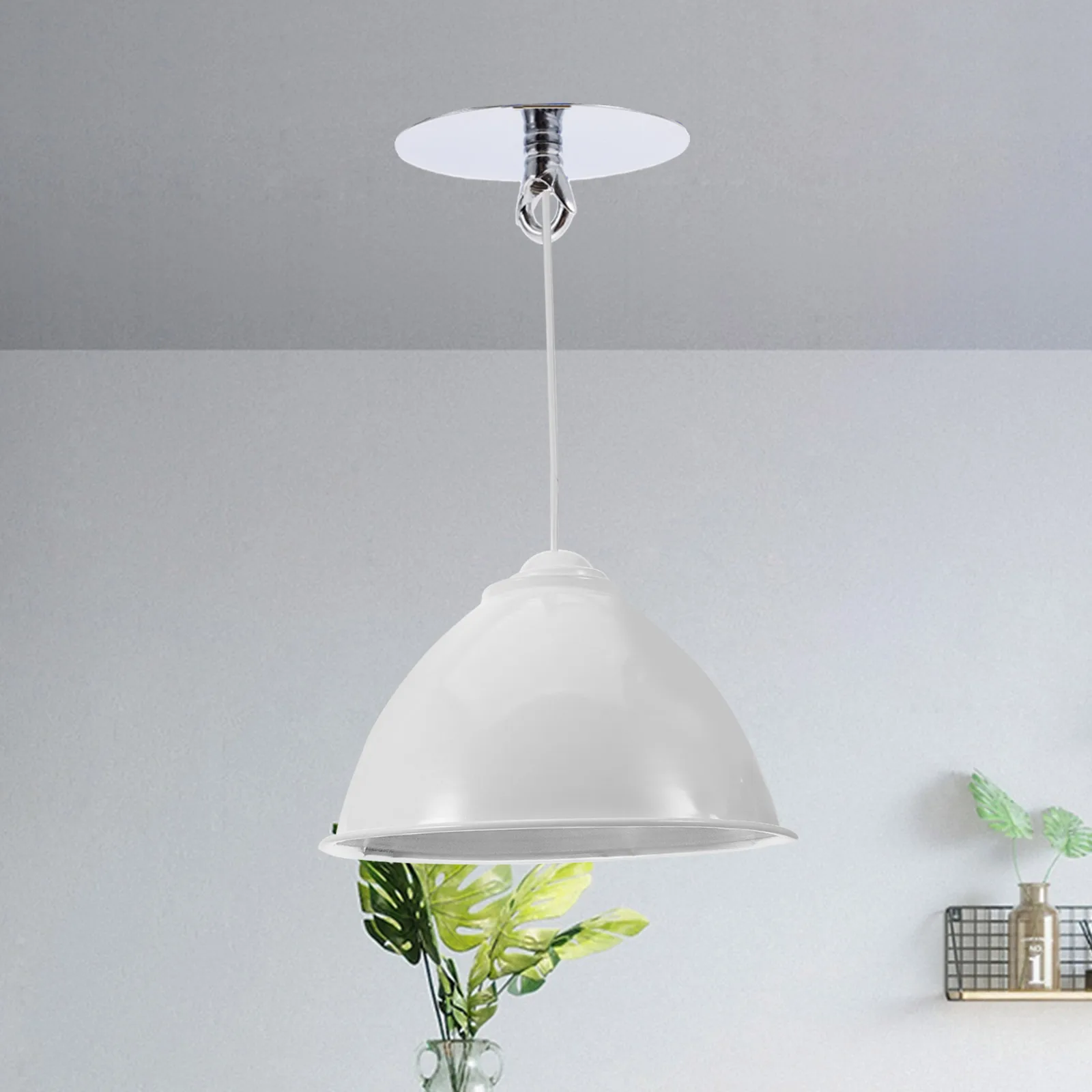 

Zinc Alloy Ceiling Lamp Mounting Plate Pendant Fixture Strong Load Capacity Easy Installation Ceiling Light Insert Hook Light