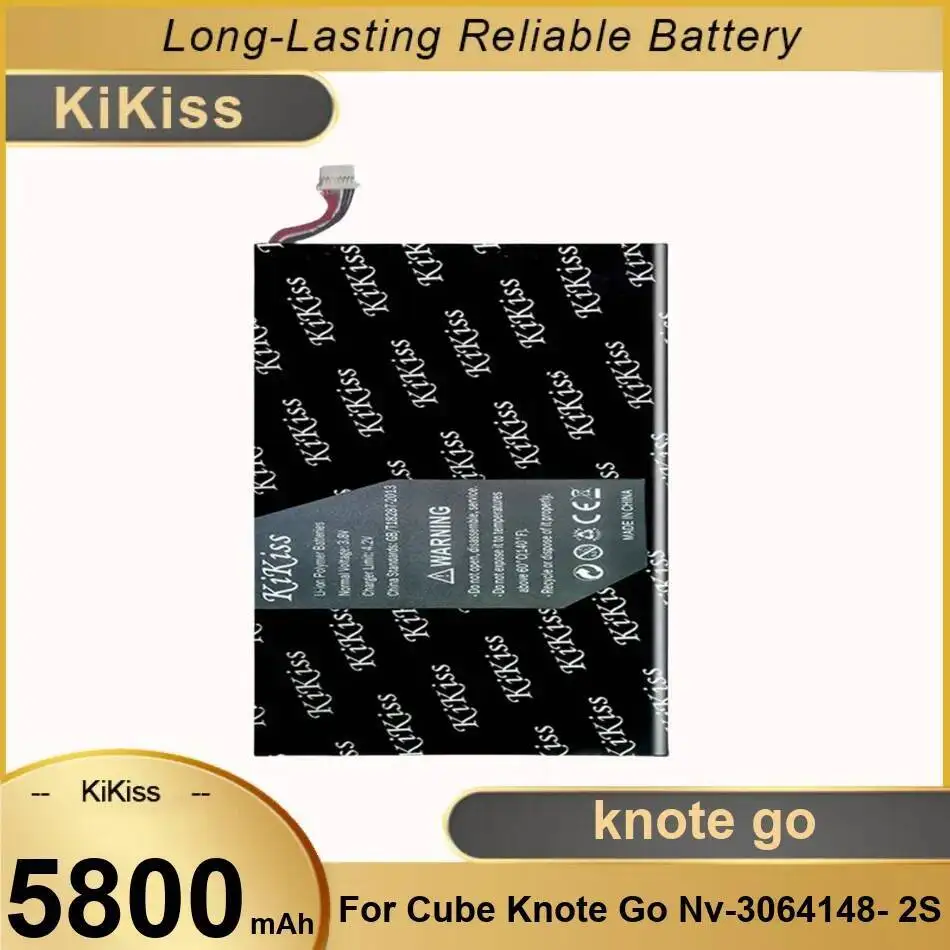 

Аккумулятор для ноутбука 5800 мАч, быстрая зарядка для Cube Knote GO NV-3064148- 2S, надежный источник питания