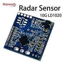 10G LD1020 Microwave Radar Sensor Module 2-8M Detection Distance Motion Induction Switch Sensor Module