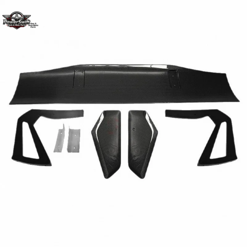 

Suitable for Ford Mustang Carbon Fiber Robot Third Generation Spoiler Fixed Wing Modification Parts