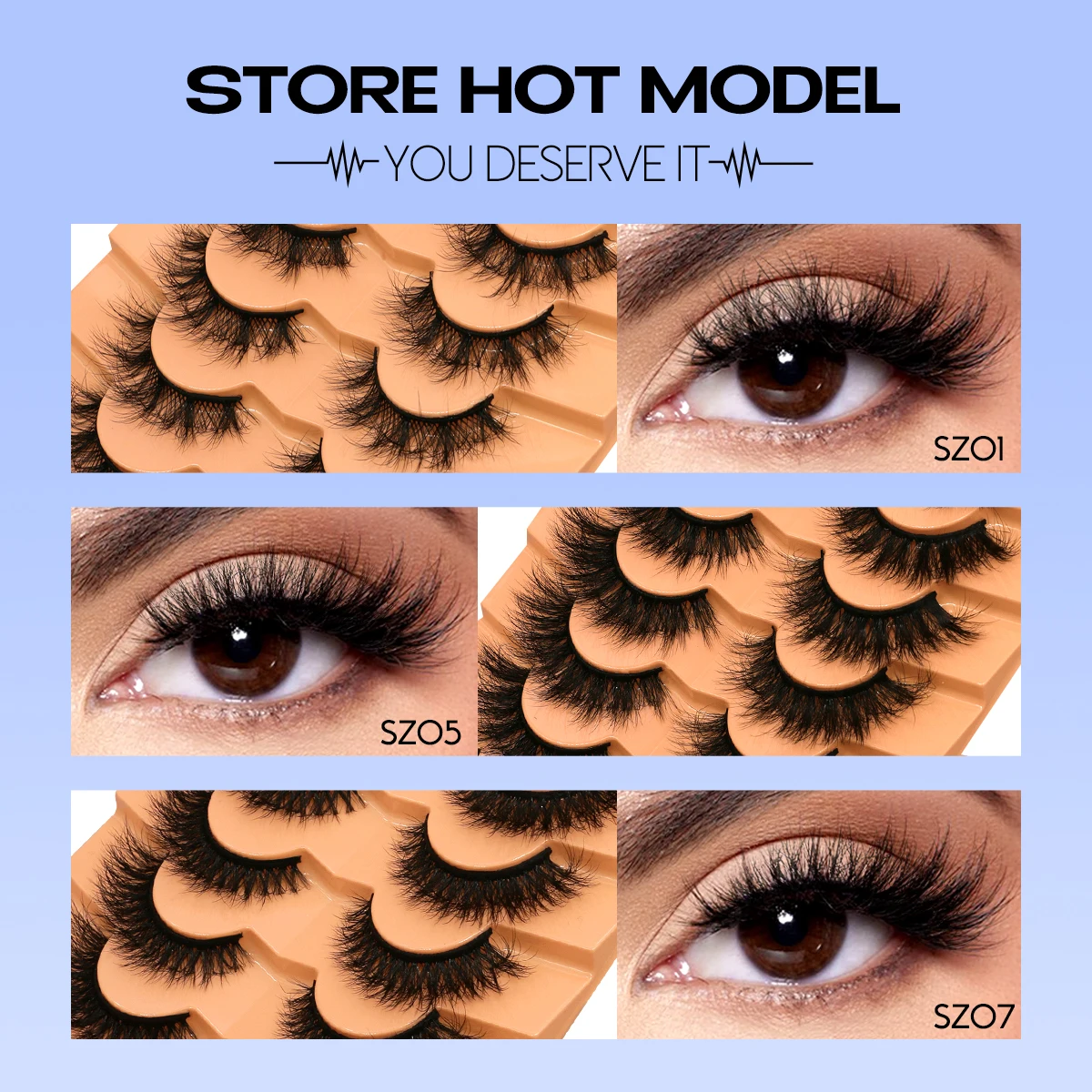 LASVIREY ふわふわ厚いつけまつげ キャットアイラッシュ 8D ふわふわドラマティックボリューム フルストリップ フェイクミンクまつげ エクステンションメイク