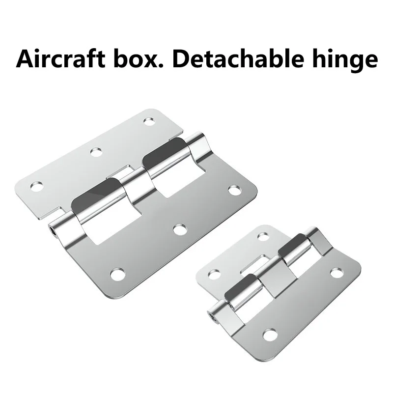 Aviation Style Wooden Box Disassembly Hinge Command Console Side Panel DJ Table Folding Service Cabinet Hanging Hinge