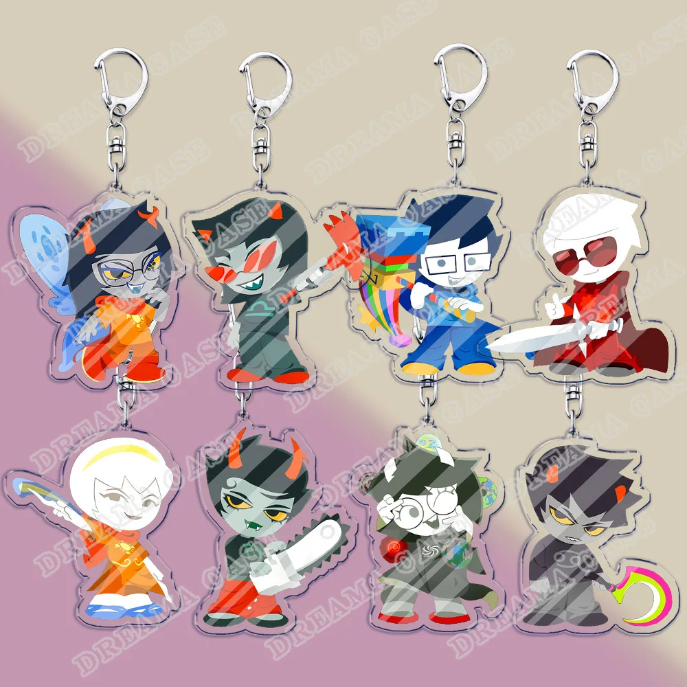 Брелок Homestuck, аксессуары, подвески для сумок, игровые брелки, брелоки для ювелирных изделий, подарок для любителей веселий