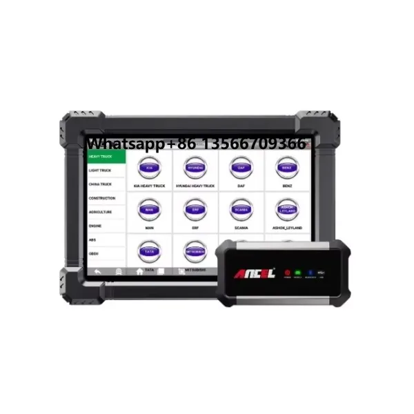 

2024 ANCEL X7 HD Heavy Duty Truck Scanner 24V Full System EPB ABS Oil Reset SAS D-P-F Regen TPMS ECU Coding OBD2 Diagnostic Tool