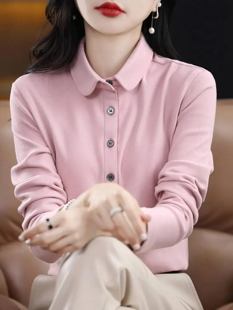 

Женская теплая немецкая бархатная внутренняя одежда с воротником-стойкой и длинным светом стандартного кроя French Sle Faion irt