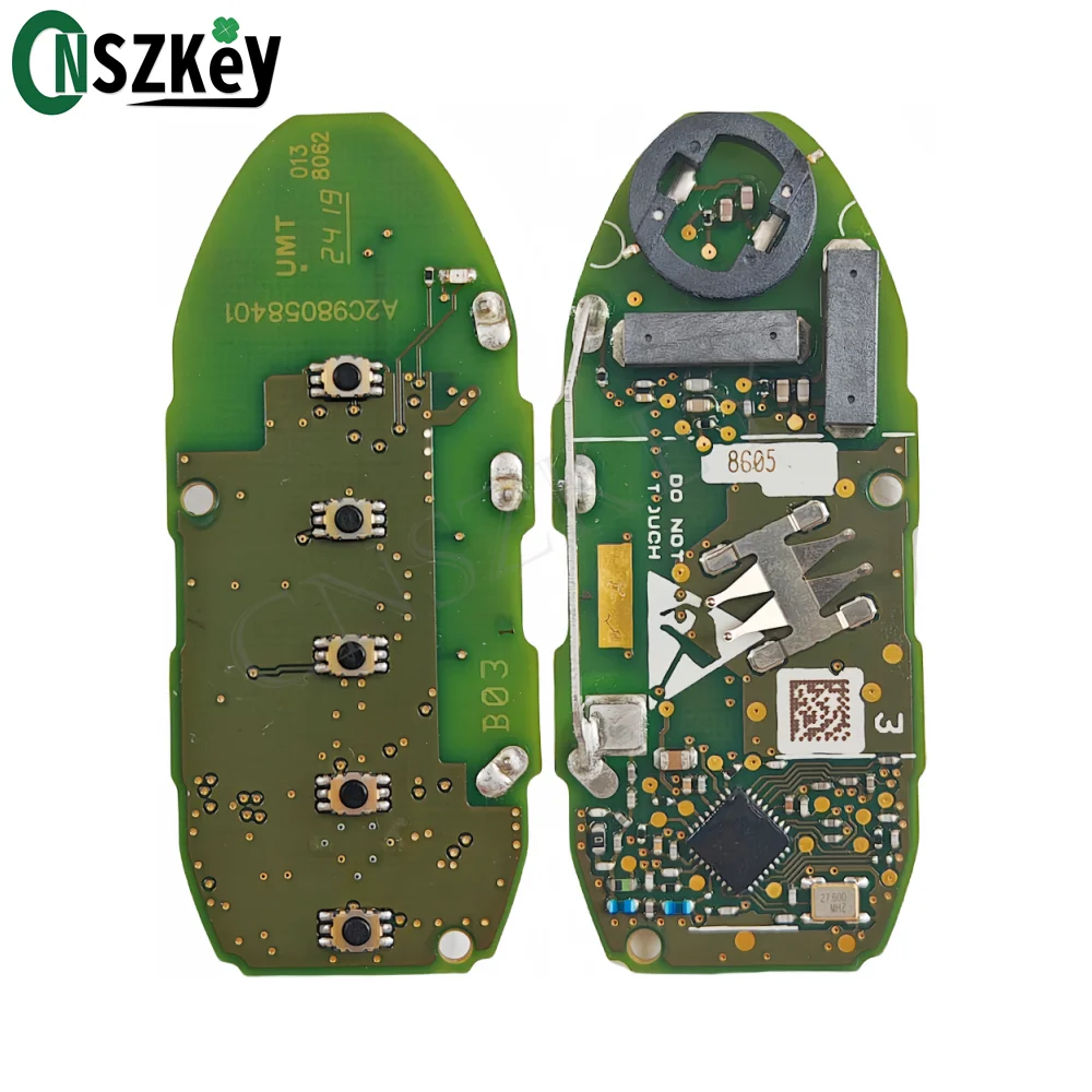 CNSZKey FCCID:KR5TXN1 S180144505 7812D-TXN1 Original Smart Remote Key For Nissan SUV 5 Buttons 433MHZ 4AChip With LOGO