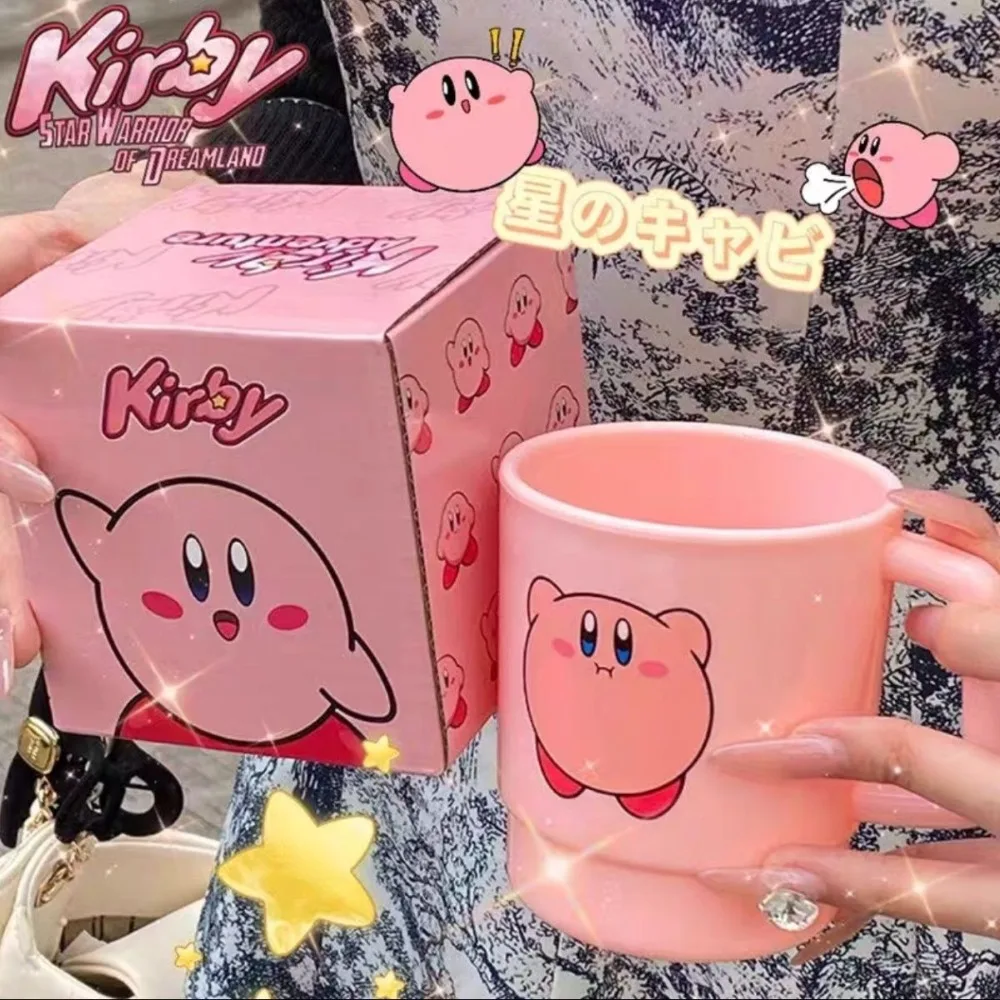 

Anime Cartoon Cute Kirby 370ML High-Quality Water Cup - Creative Birthday Gift for Girls