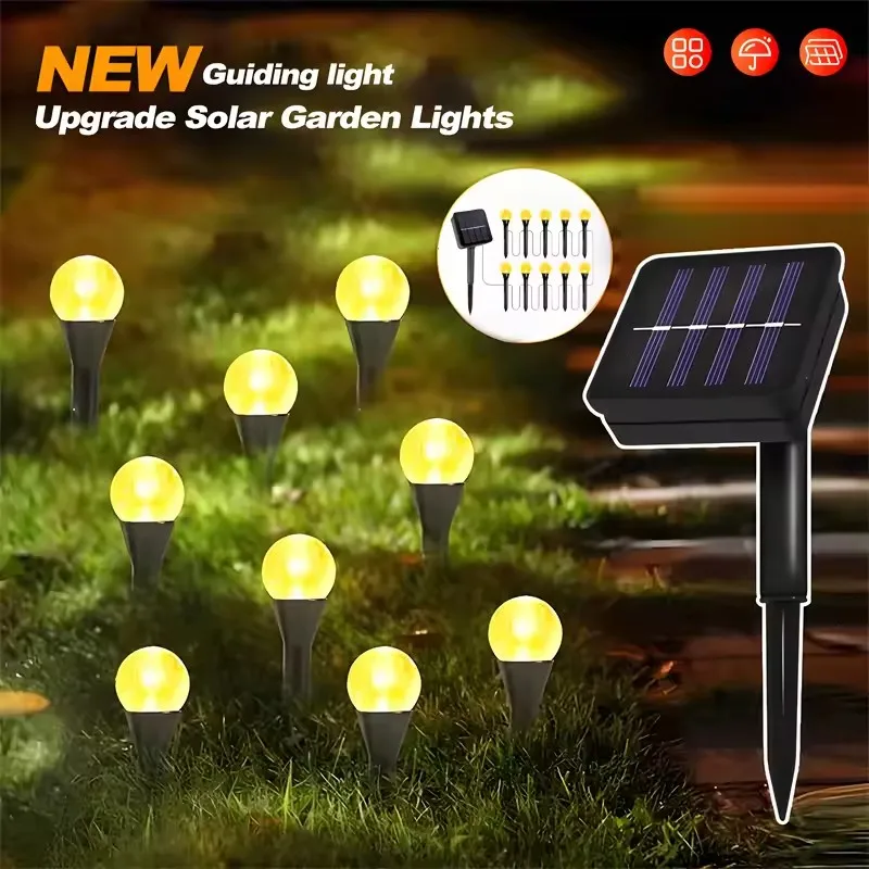 

Outdoor Solar Bubbles Lawn Lamp String Set Landscape Decoration Waterproof Leds for Garden Yard Party Decorative Light