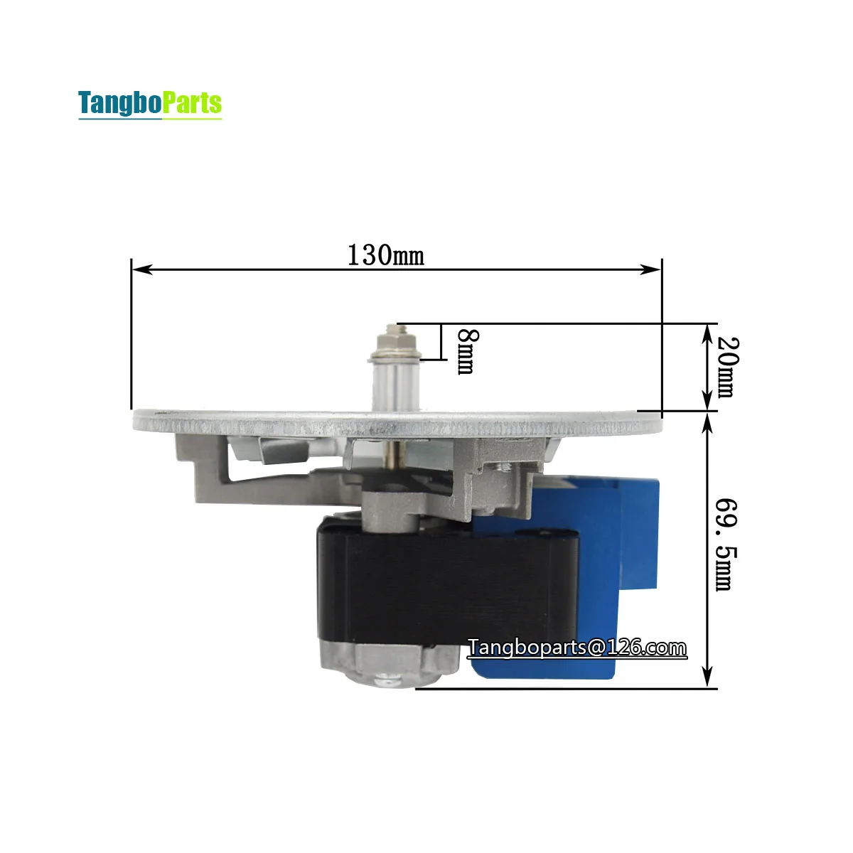 High Temperature Smoke Exhaust Induced Draft YJF-6125 220V 42W Fan Motor For Pellet Furnace Wood Burning Biomass Oven