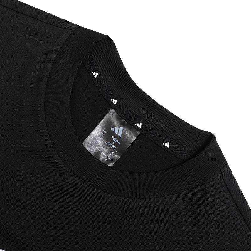 تي شيرت أديداس للرجال من القطن يسمح بمرور الهواء للتدريب على الجري ورقبة دائرية نصف كم Jy8564
