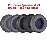 Ear Pads Ear Cushion for 1More Spearhead VR H1005 H1006 PRO H1707 Headphone Earpads Headphone Sleeves Earmuff Cover Mesh/Protein