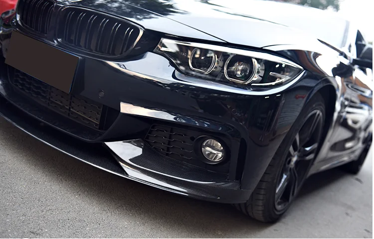 Carbon Fiber Front Lip Splitter forBMW F32 M-tech 4-Door 2014-2019 6