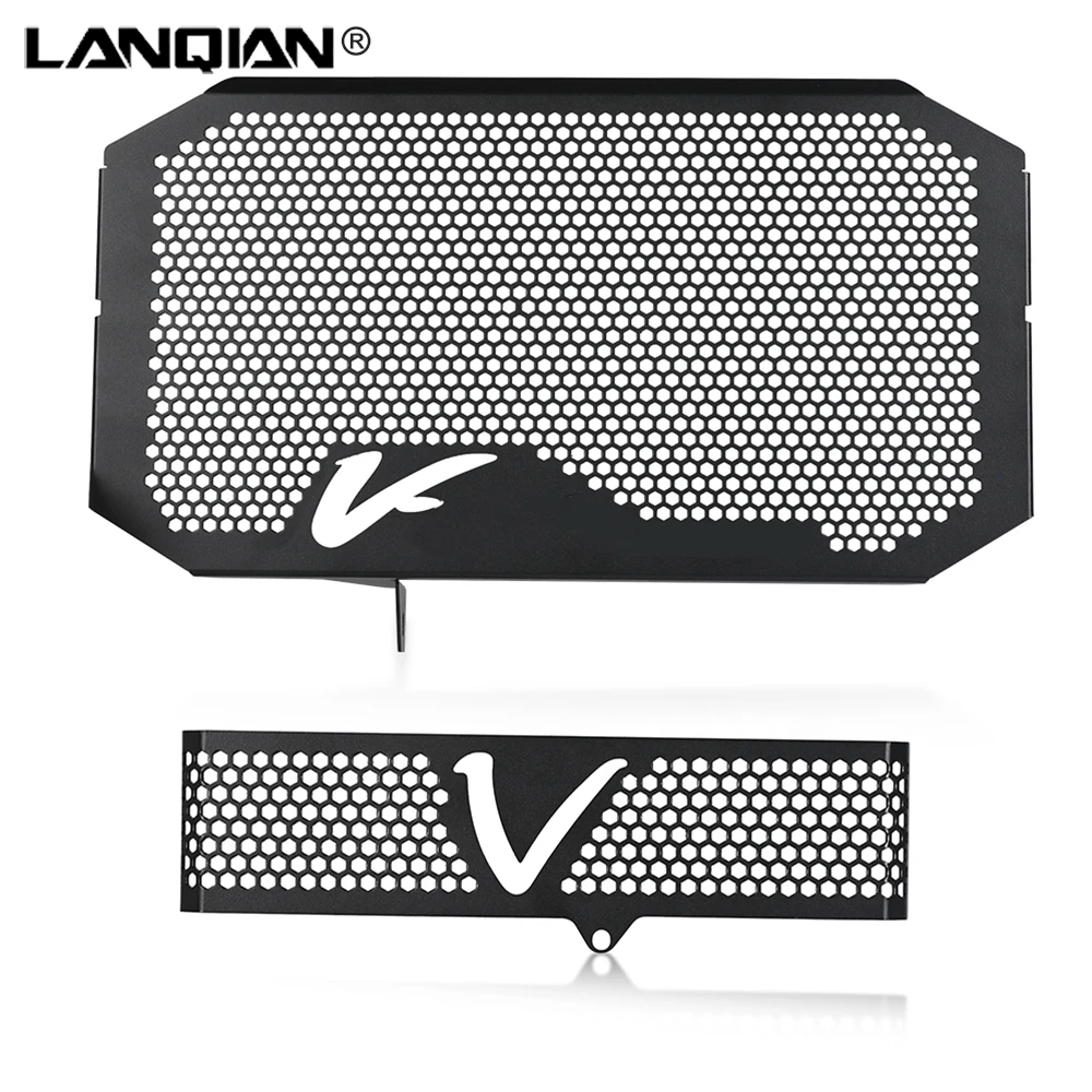 

Motorcycle Accessories Aluminum Radiator Grille Guard Cover Protector For Suzuki 650 Vstorm V-storm 650 DL 650 DL650 2004-2011