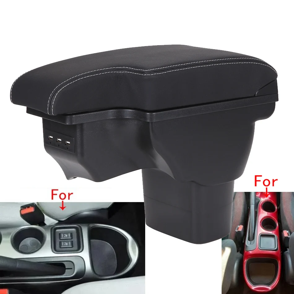 

Car Center Console Armrest Box with USB Port for NISSAN Juke Infiniti ESQ 2010-2019 Car Interior Retrofit Storage Accessories