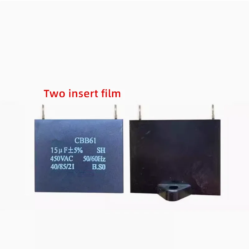 2PCS CBB61 Air energy water heater blower air conditioner start-up and running capacitor 450V Four inserts 15UF20UF12.5UF0.8UF