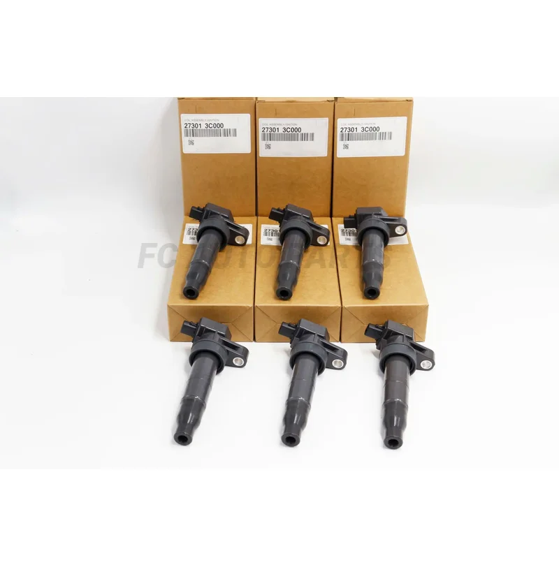 4PCS Ignition Coil For Hyundai Azera Genesis Santa Fe for Kia Sedona Sorento 27301 3C000 273013C000 UF546