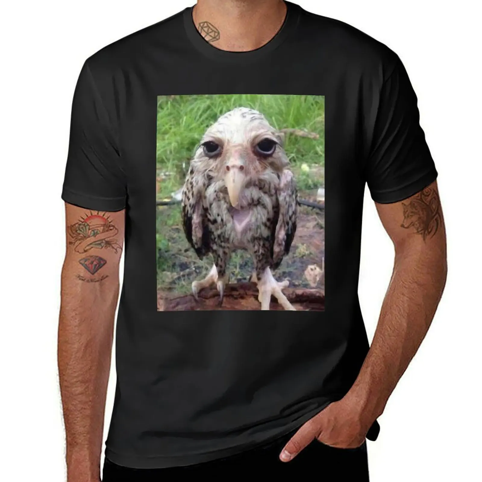 wet owl T-Shirt cute clothes animal prinfor boys customizeds cute tops men t shirts