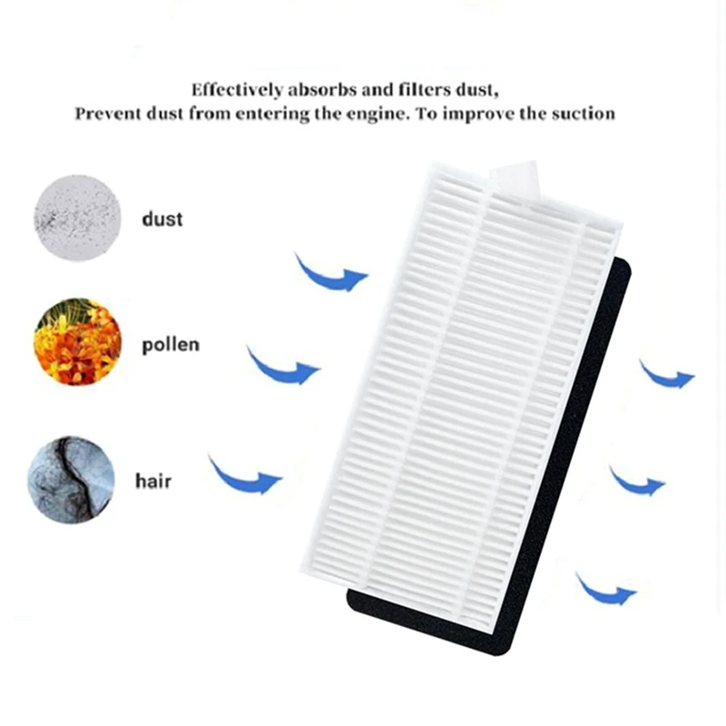 Peças sobressalentes para Xiaomi Lydsto G2, Escova lateral principal, Filtro Hepa, Substituição do saco de poeira, Robot Aspirador Acessório