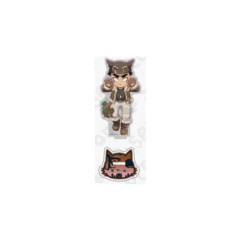 Demon Killer Japanese Anime Peripherals Halloween Q Version Acrylic Stand Collectible Desk Ornament Creative Gift for Friend Toy