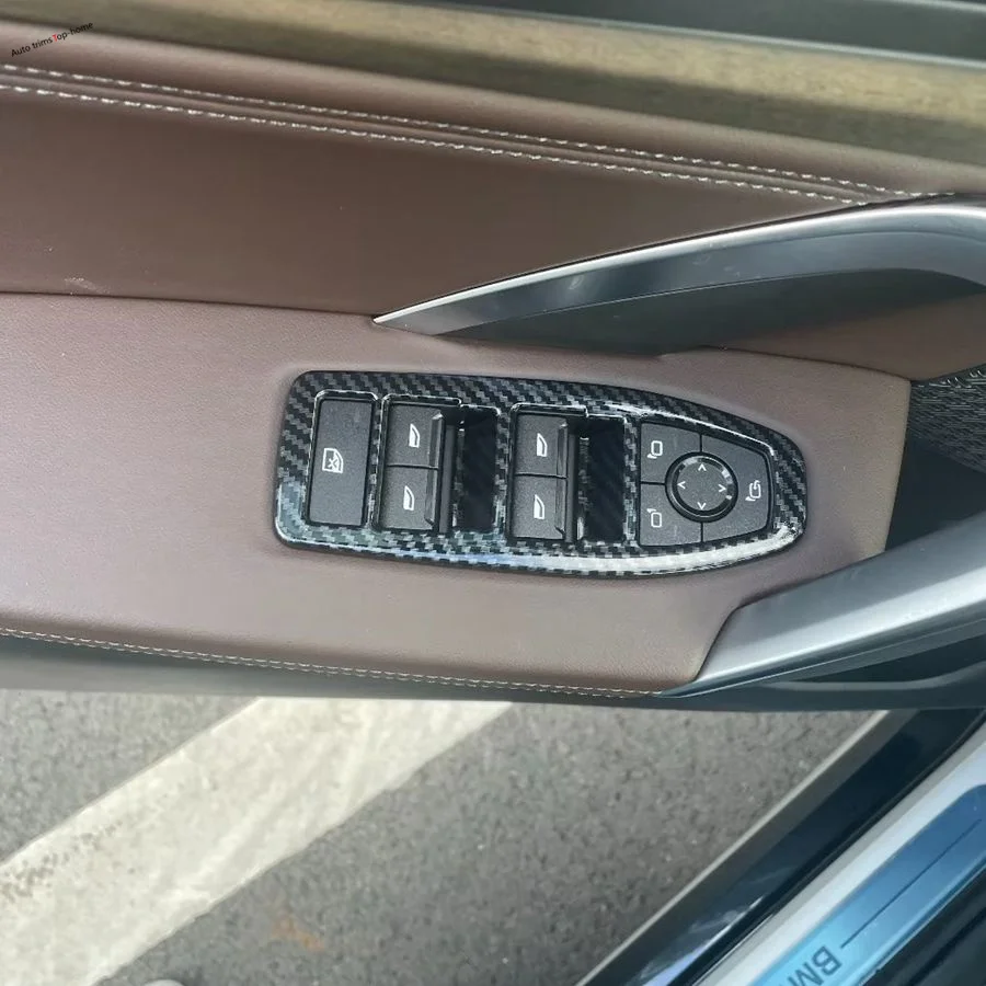 

Inner Door Handle Armrest Window Lift Button Control Panel Decoration Frame Cover Trim For BMW X1 U11 2023 2024 2025 Accessories