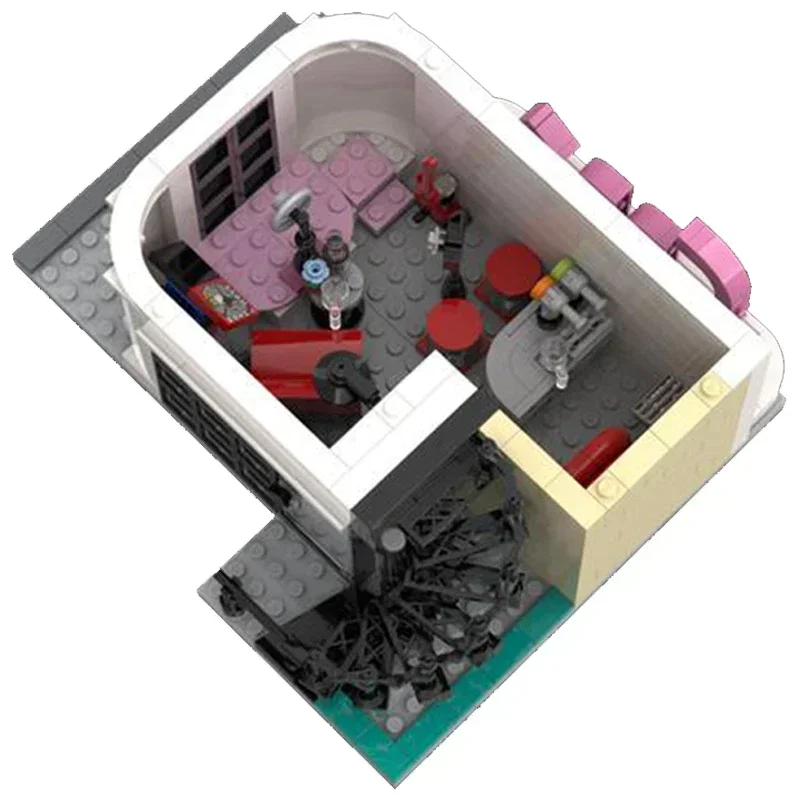 Moc قوالب بناء مدينة عرض الشارع نموذج سيارة صفقة التكنولوجيا وحدات كتل الهدايا لعب للأطفال لتقوم بها بنفسك مجموعات الجمعية