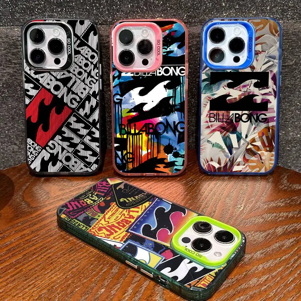 Чехол C-Casual-S-Surfing-B-Billabonges для iPhone 17 Air 16 15 14 13 12 11 Pro Max, цветной, жесткий