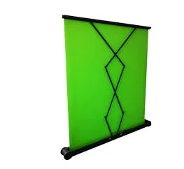 floor up green screen  60 inch with customize size