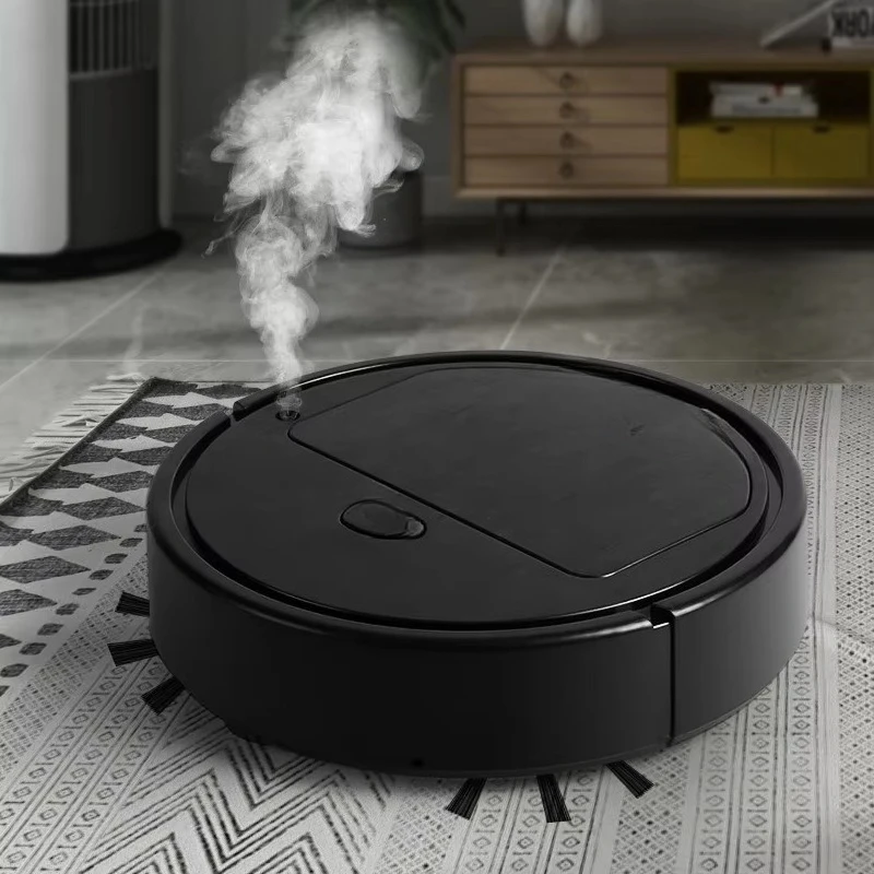 

4-In-1 Rechargeable Robot Vacuum Cleaner with USB and Spray Wet and Dry Mop for Homes and Hotels