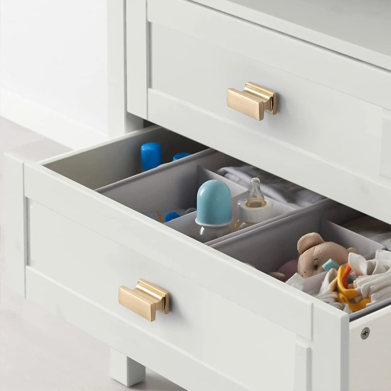 الذهبي خزانة باب خزانة ملابس مقبض الحد الأدنى الأسود خزانة المطبخ سحب ثقب واحد مقبض درج مقابض لقطع الأثاث سبائك الزنك