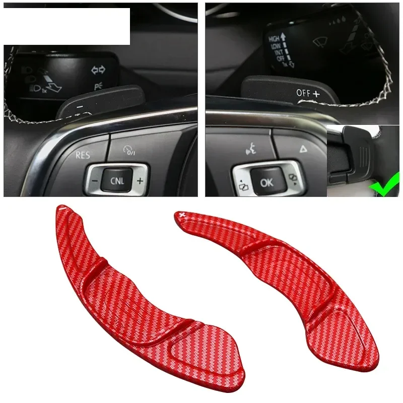 

For VW Golf Polo GTI R Rline MK7 MK7.5 Scirocco Volkswagen Car Shift Equipment Auto Steering Wheel Rear Shift Paddle