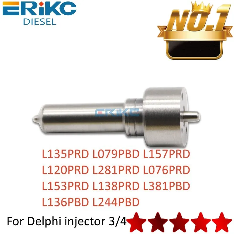 

L135PRD L079PRD L157PRD New Nozzle L120PRD L281PRD L076PRD L153PRD L138PRD L381PBD L136PBD L244PBD for Delphi Injector 3/4