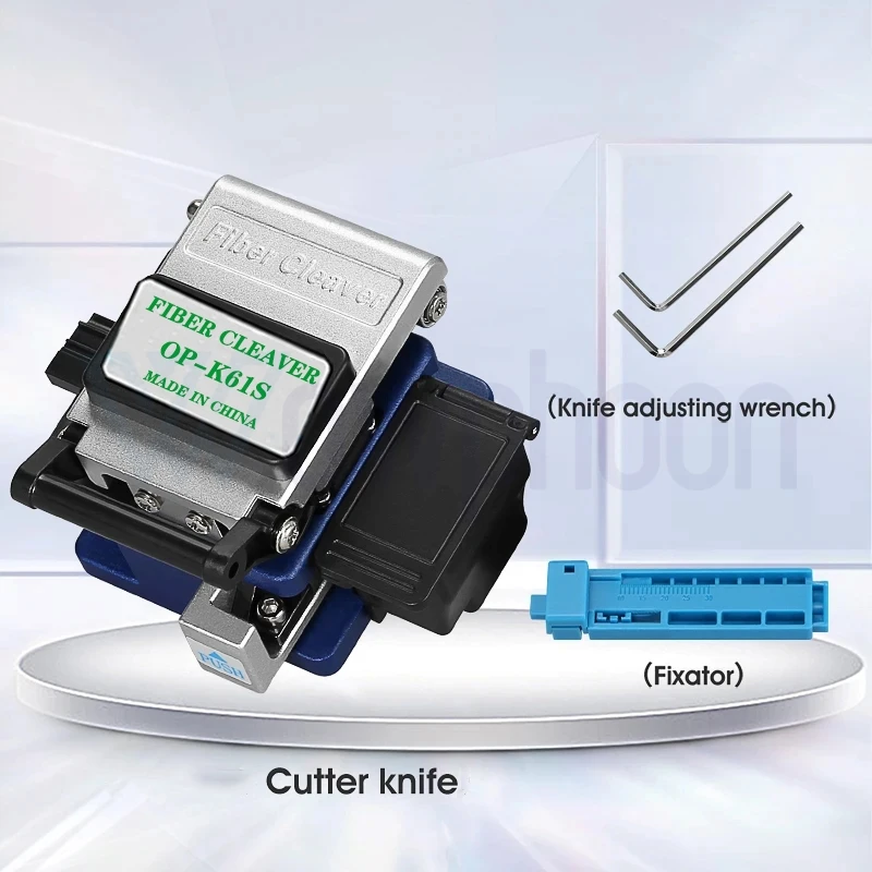 Imagem -04 - Kit de Ferramentas de Fibra Óptica com Cutelo Visual Fault Locator Vfl Wire Stripper Opm 10mw Boa Qualidade Personalizado