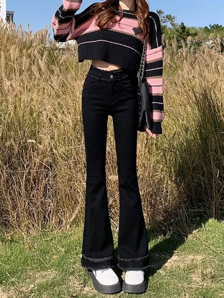 

Джинсы-карго женские Kawaii милые японские Harajuku корейские женские джинсовые модные эстетические пастельные цвета розовые весенние легкие мягкие