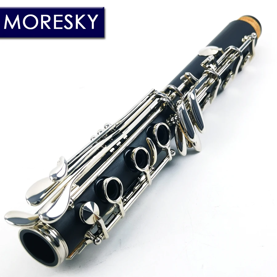 Boehm system clarinet G Tune clarinet nickel plated keys MORESKY