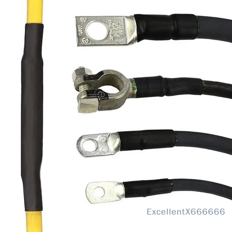127Pcs Heat Shrink Tubing Waterproof Electrical Wire Cable Insulation Protection Wrap Tube for Household Wiring Fix