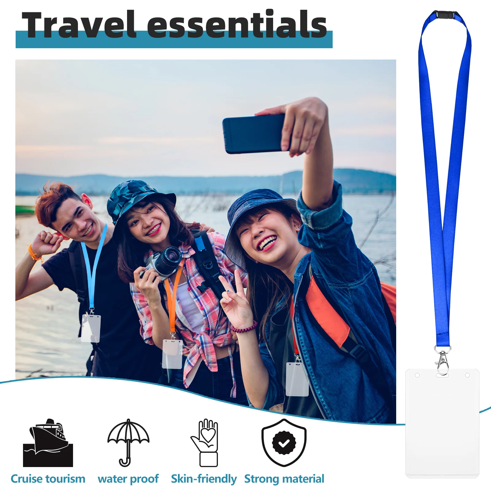 24 Pack Colorful Lanyards With 24 ID Card Name Badge Holders Breakaway Lanyard For Card Holders Quick Release Lanyards With Safe