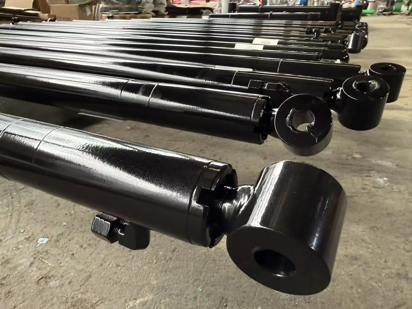 ODM/OEM double acting outriggers hydraulic cylinder, carbon steel