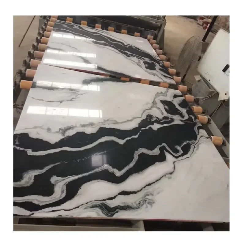 White Marble Book with Black Veins Pattern Decorative Stone Ornament for Home Office Desk Display