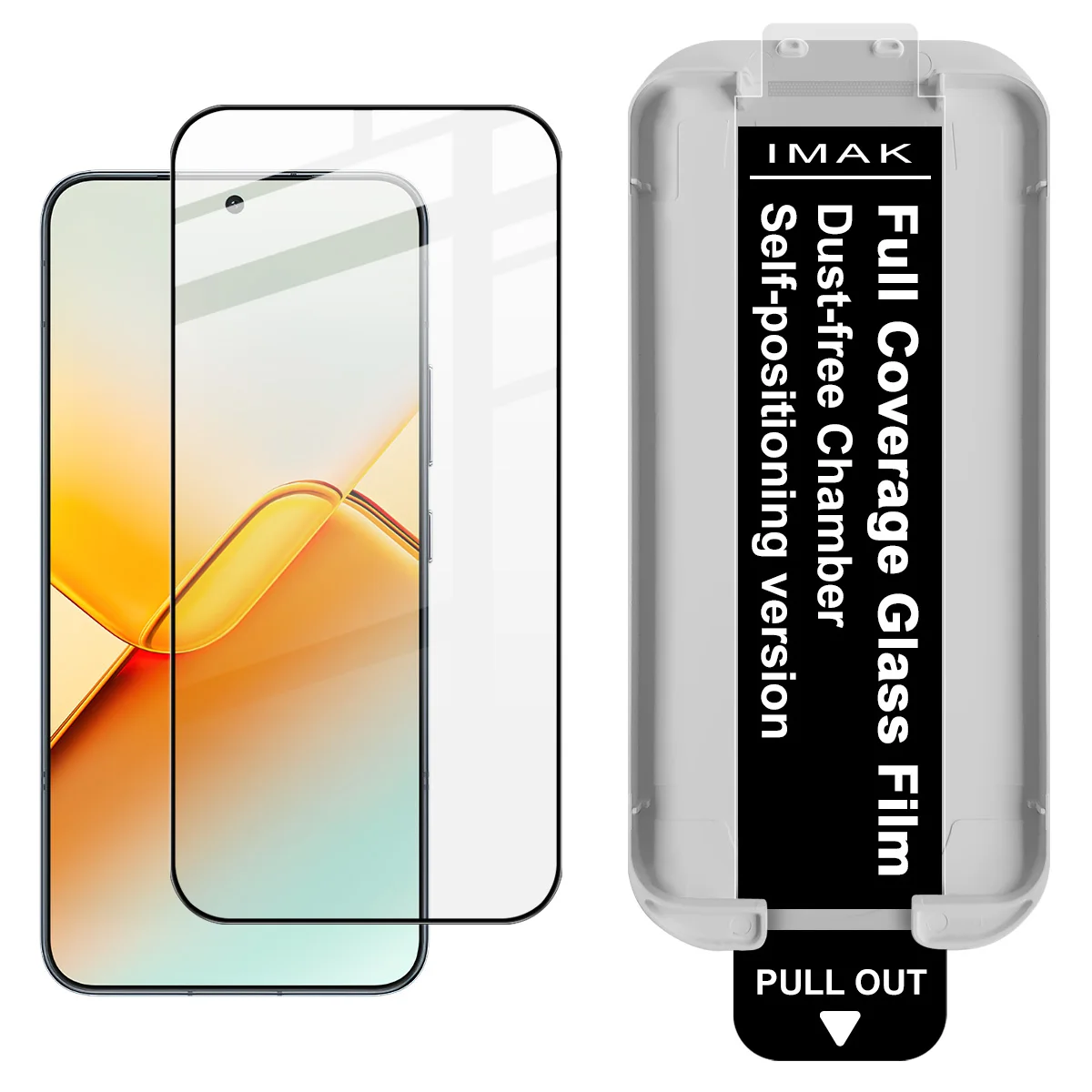 

Защитное стекло IMAK Pro+ для Honor Power 2 5G с защитой от пыли, поддержкой отпечатков пальцев и функцией локатора в камере