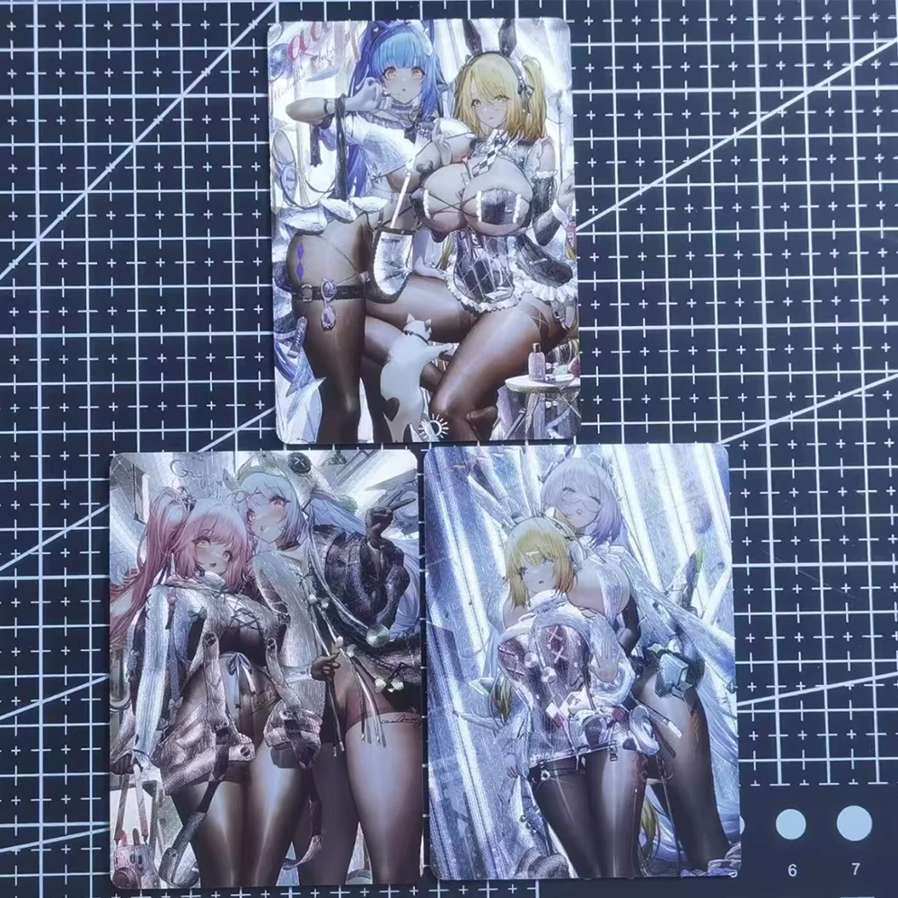 High School D D Textured Glitter การ์ดสะสม Rias Gremory Asia Argento Himejima Akeno Rainbow แฟลช Anime Boy วันหยุดของขวัญ
