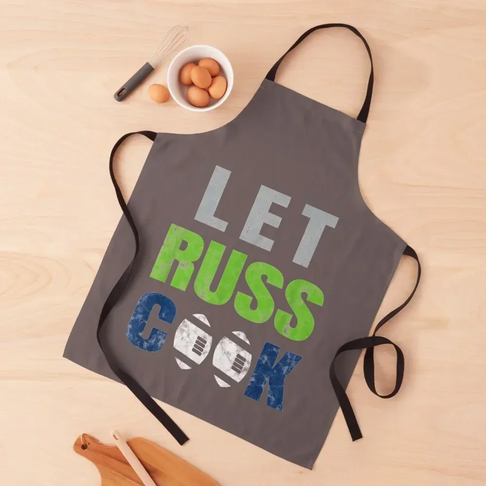 

Let Russ Cook Apron Waterproof home women chef for man Apron