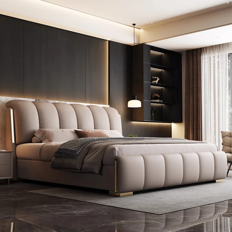 

Leg Support Cabinets Bed Fancy Queen Size French Storage Bed Lounge Sleeping Bedroom Camas Matrimonial House Accessories