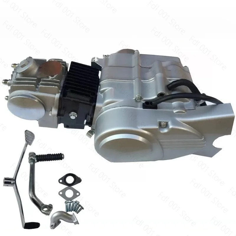 125cc engine,  manual clutch, durable and fuel-efficient, universal installation.